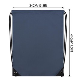 CALACH 2PCS Drawstring Bags Bulk, String Backpack for Men Women, Cinch Bag Draw String Back Bag for Gym, Sports, Travel, Swimming, Beach, Navy Blue