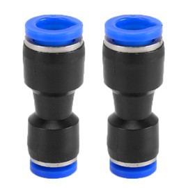 Pneumatic Connector 2PCS Reducing Air Tube Fitting for Quick Connection of Air Piping, Pneumatic Tools (Reducing Fitting 8mm to 6mm)