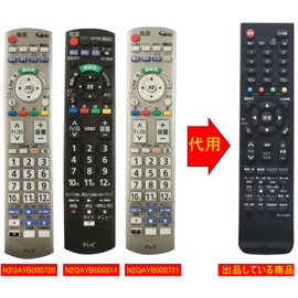 Winflike Replacement Remote Control Compatible with N2QAYB000720 N2QAYB000814 N2QAYB001017 N2QAYB000721 (Replacement) Panasonic LCD TV Remote Control (Easy to Use No Setup)