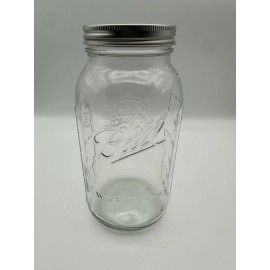 Ball 1/2 Gallon Mason Jar 64 Oz Ball Half gal Wide Mouth Canning or Moonshine Thumper
