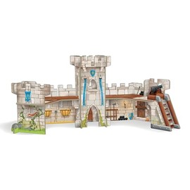 Papo Mini 33107 Mini Knights Castle Cardboard Environment, Multicolour