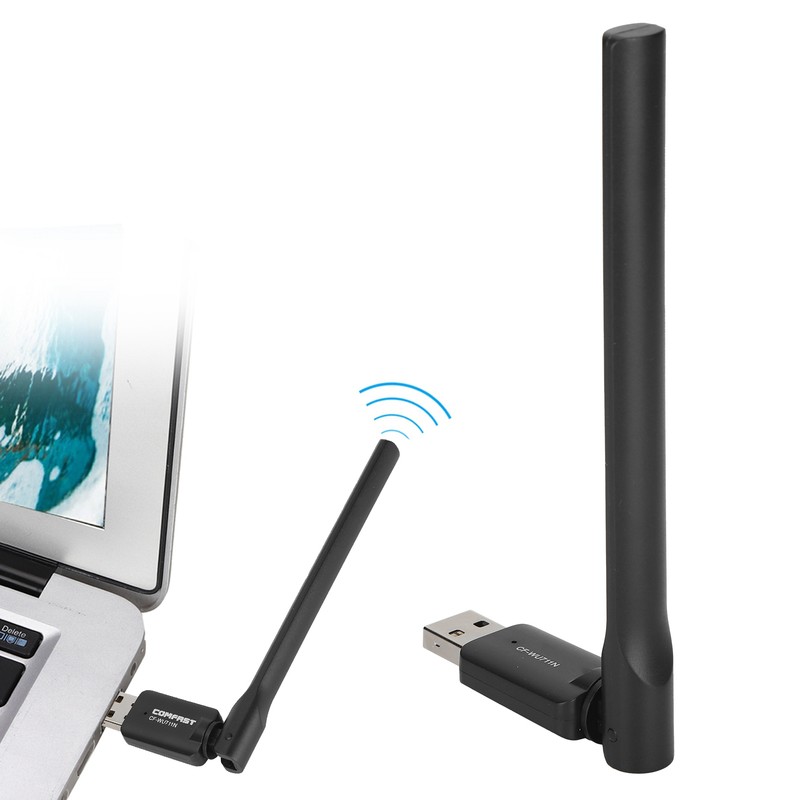 WiFi Adapter 150Mbps 2.4GHz USB Wireless Network Card for Data