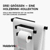 HOLZBRINK Kitchen Roll Holder Anthracite Matt 244 x 72 mm