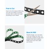 ALITOVE Mounting Strip for 12mm WS2811 Pixel 5V 12V 24V