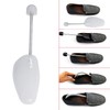 Incutex 4 pairs of shoe trees plastic variable size UK