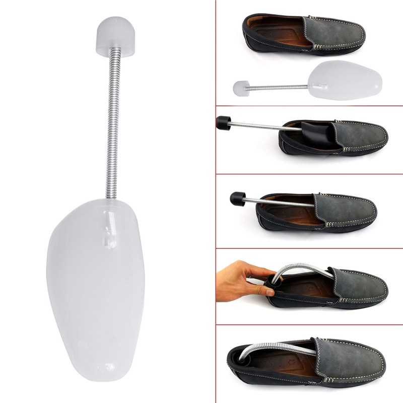 Incutex 4 pairs of shoe trees plastic variable size UK