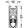 DDS 12 T-Seal Aluminium / Silica Grey 730 mm Star