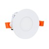 G.W.S® 3W Ultra Thin Dimmable Round Circle LED Recessed Flat