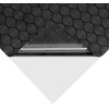 V2 - Envoltura hexagonal de vinilo negro carbono para coche