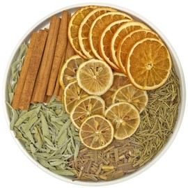 Simmer Pot Potpourri, Spa Day Stovetop Potpourri with Cinnamon, Lemongrass, Orange, Lemon, Rosemary and Sage, Simmering Potpourris for Home Fragrance, Odor Removal,Holiday,Relaxing, Housewarming Gift