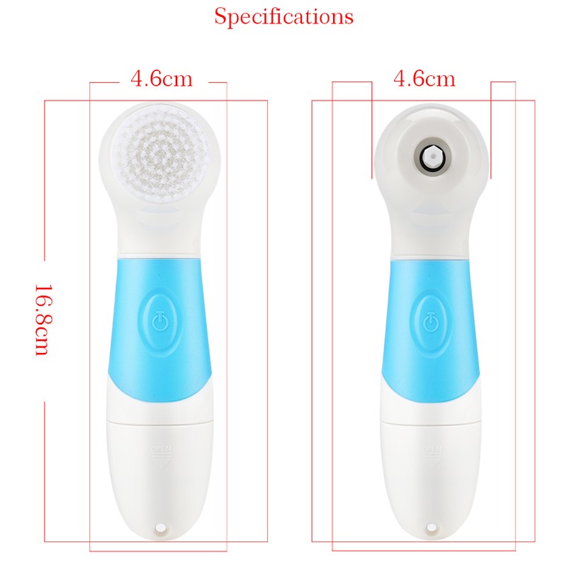 4 in 1 Waterproof Electric Cleansing Face Brush Include Detachable