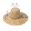 New Bellshaped Big Brim Fisherman Straw Hat French Elegant Raffia
