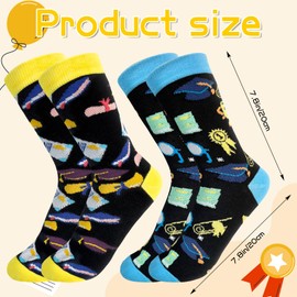Asekonc Graduation Socks Graduation Gifts for Her and Him - Class of 2025 College 8th Grade High School Gifts, Congrats Grad Gifts for Women Men