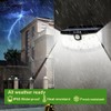 Aootek New Solar Motion Sensor Lights 120 LEDs with Lights