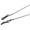 Pearl Z5470 Glasses Chain, Black, 27.6 inches (70 cm), Brass,