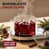 Glass Simmer Pot for Stove Top, Clear Glass Cooking Pot