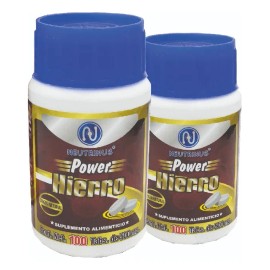 Kit Suplemento Alimenticio Power Hierro Sabor