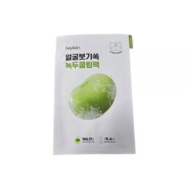 non-plane Be Plain Skin Care Moisture Supply Mung Bean Cooling and Slim Face Mask 10 sheets / 비플레인 피부관리 수분공급 녹두 쿨링 앤 슬림 페이스 마스크 10매