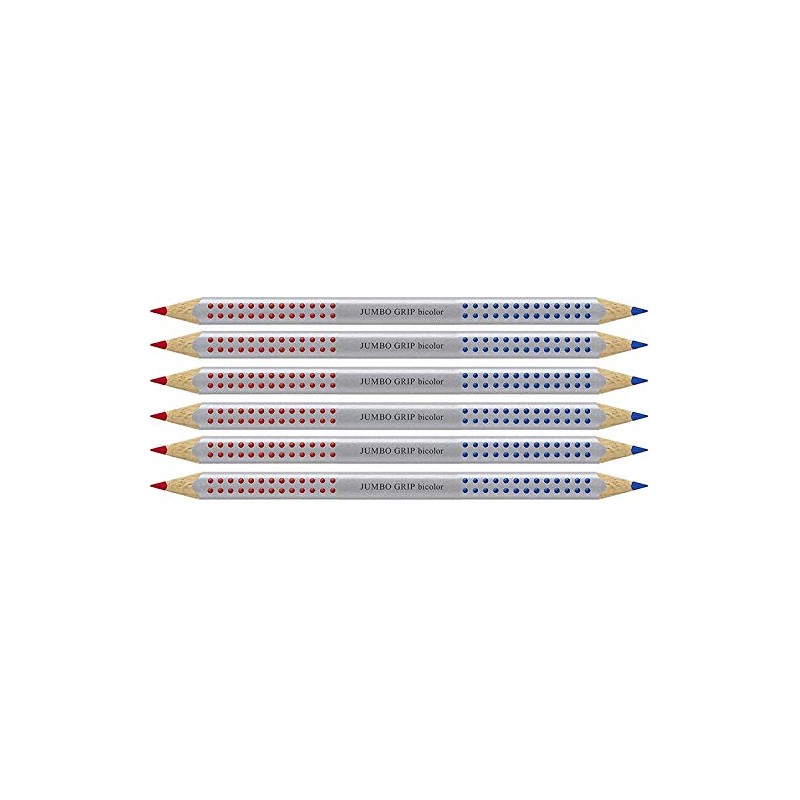 Faber-Castell 110910 Jumbo Grip Bi-Colour Pencil for Hyphenation and Correction,
