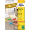 Avery L6033-20 Printable, customisable Removable Green Filing Labels, 24 Labels