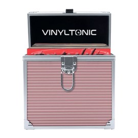 Vinyl Tonic 7" Or 12" Vinyl LP Storage Case with Cloth 3 Colours to Choose from