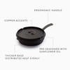 Barebones 12-Inch All-In-One Cast Iron Skillet Set- Skillet with Cast