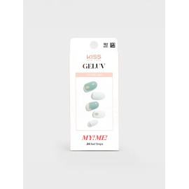 DAISO Kiss New York Geluv Miami Gel Nail 24 Pieces (Antique Moment)