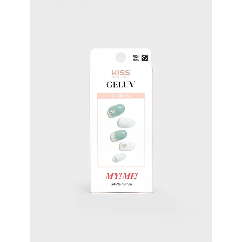 DAISO Kiss New York Geluv Miami Gel Nail 24 Pieces
