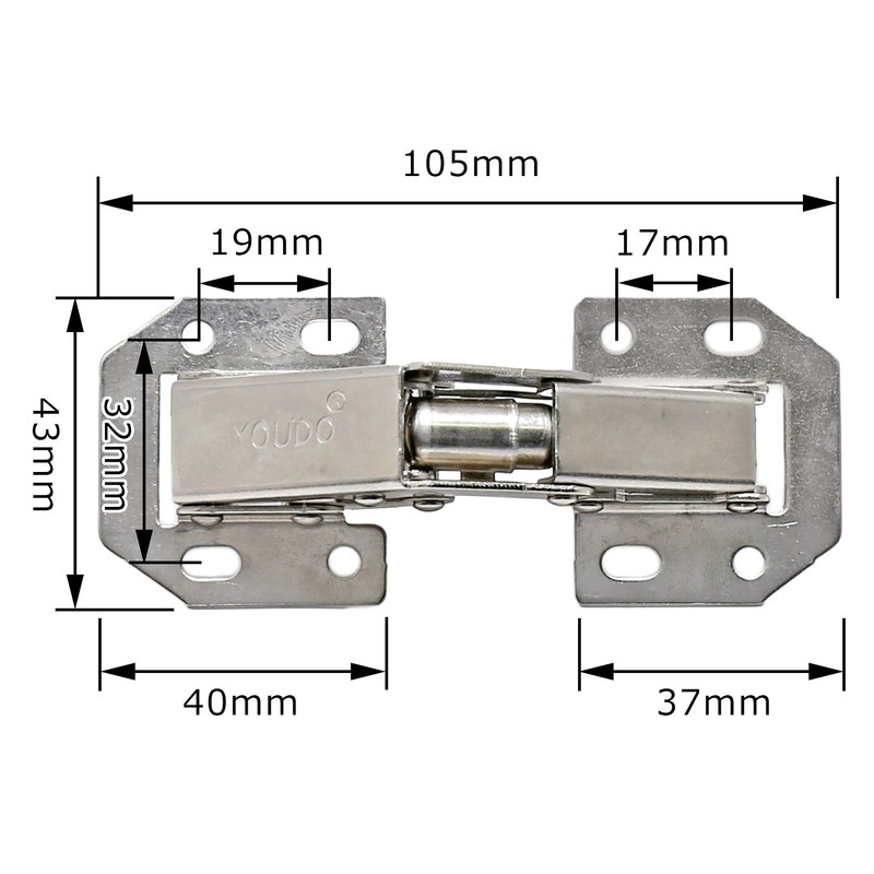 nakira nkr969 Hinge Slides 90° DIY Repair Craft Door Set