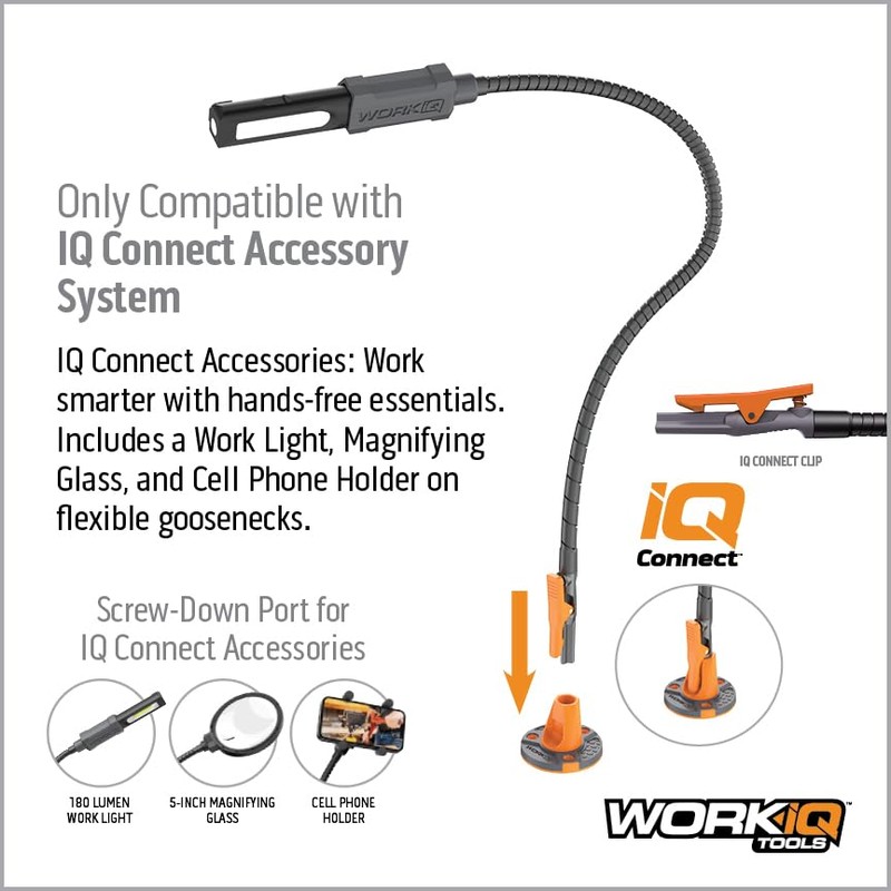 Work IQ Tools IQ Connect | Hands-Free Accessory System with