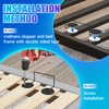 Mattress Retainer Bar for Adjustable Bed, Mattress Stoppers to Prevent