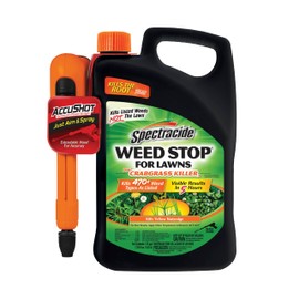 Spectracide Weed Stop For Lawns Plus Crabgrass Killer, AccuShot Sprayer, 1.33 gallon