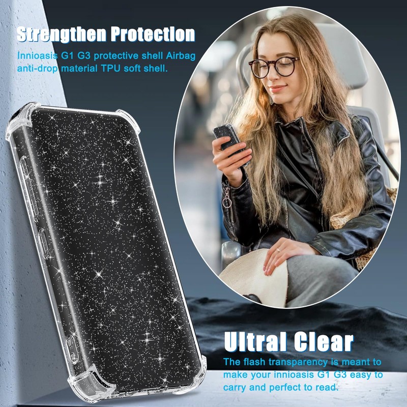 Aippdo Case for innioasis G1 G3 Mp3 Player, TPU Clear