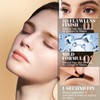 Eyebrow Gel Easy Peel Off Brow Gel Transfer-Proof Dark Brown