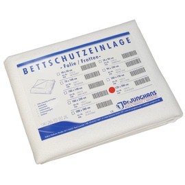 Dr. Junghans Medical 10219 Mattress / Moisture Protection Bed Protector Insert Film / Terry Cloth 120 x 200 cm