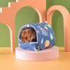 YSIMPAONK Winter Warm Small Animals Bed Playing Soft Hamster Bed