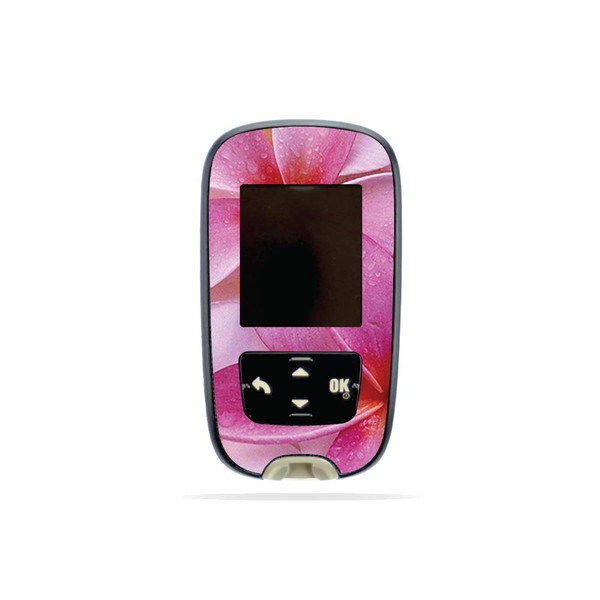 MightySkins Skin Compatible with Accu-Chek Guide - Flowers | Protective,