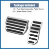 A ABSOPRO 2pcs Brake Pedal Pad Gas Accelerator Pedal Cover