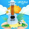 iixeal Creative 3in1 Tropical Ukulele, Whale and Beach House Building