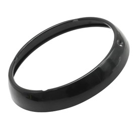 Anxingo Black 7" Motorcycle Headlamp Lamp Trim Ring Cover Headlamp Assembly, Replacement for Harley-Davidson Touring Road King Electra Glide Street Glide Tri Glide FLHT FLH