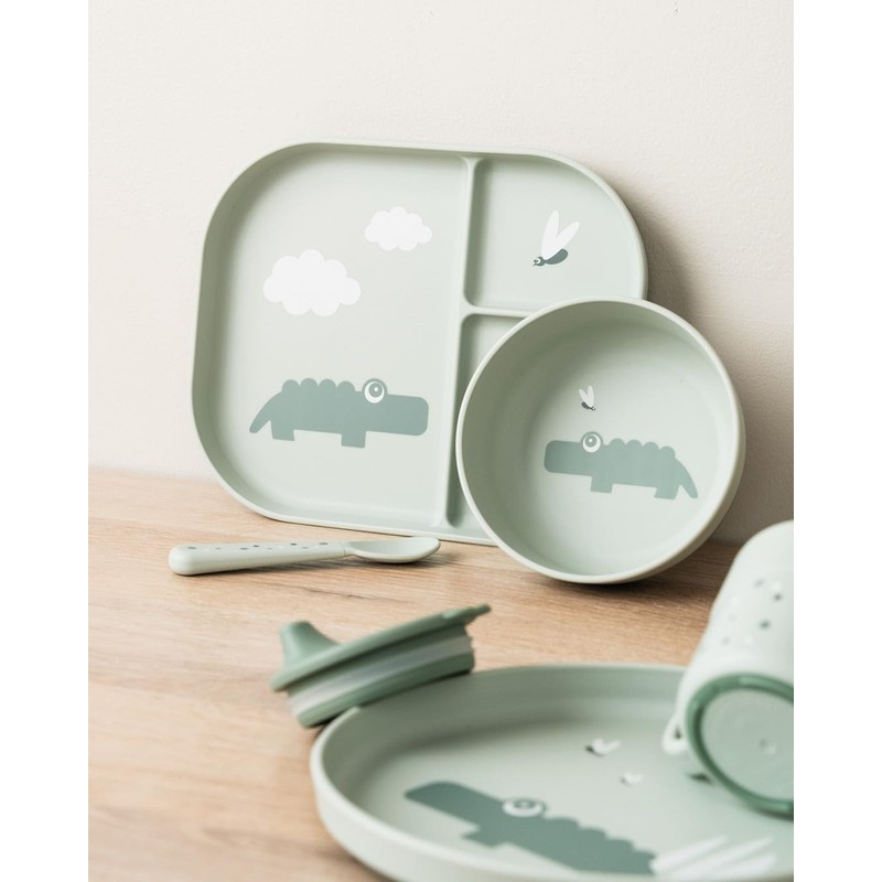 Done by Deer Foodie Children's Plate with Dividers - Children's