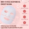 8 Piezas Mascarilla Bio-Colágeno：Bio Collagen Mask-Collagen Overnight Mask，Minimiza los Poros