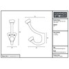 Hammer and Tongs Grey Ceramic Ball Hat & Coat Hooks