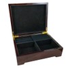 Caja de música musical de campo de trigo con cipreses