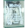 MIDTEX 156-22S1A4 DPDT RELAY 24V DC COIL CONTACTS 3A 250VAC