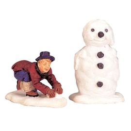 Lemax 92292 Gathering Ammunition Christmas Village Figurine Set of 2 Decor Figures