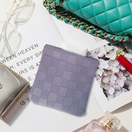 Zukoshu 4 PCS Lambskin Pocket Cosmetic Bag Mini Portable Women's Travel Coin Storage Pouch Lipstick Accessories Organizer Jewelry / 주코슈 4 PCS 램스킨 포켓 화장품 가방 미니 휴대용 여성용 여행용 동전 보관 파우치 립스틱 액세서리 정리 주얼리용