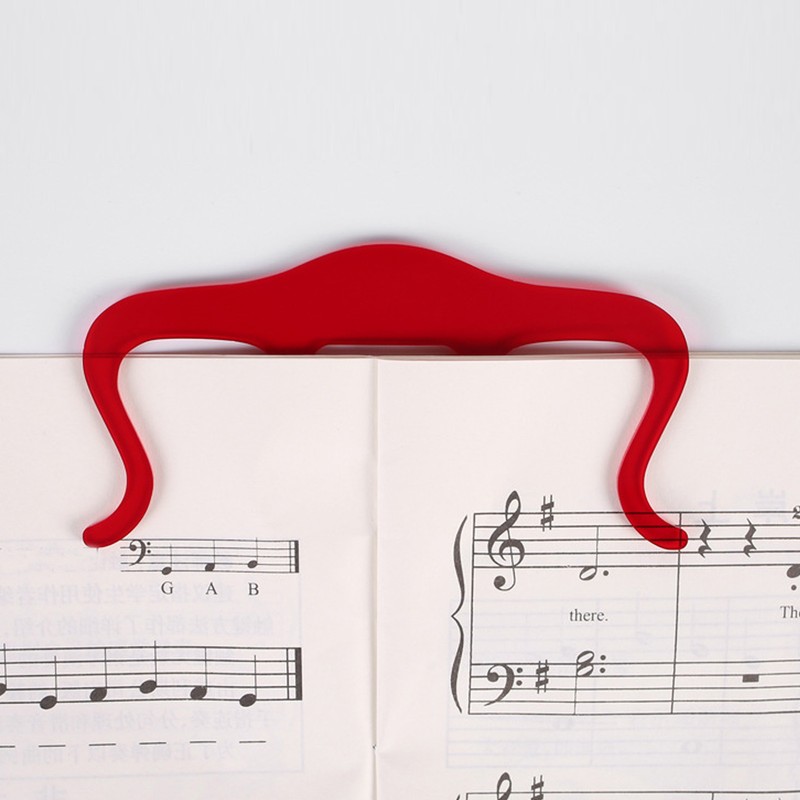 4Pcs Music Book Clip M Shape Page Holder Acrylic Wind