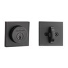 Kwikset Halifax Deadbolt Lock, Venetian Bronze Square Exterior Keyed Front