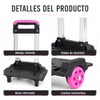 Carrito para Mochila Escolar Plegable con 2 Ruedas